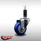 Service Caster 3'' SS Blue Poly Wheel Swivel 1-1/8'' Expanding Stem Caster SCC-SSEX20S314-PPUB-BLUE-118 - alternate 3